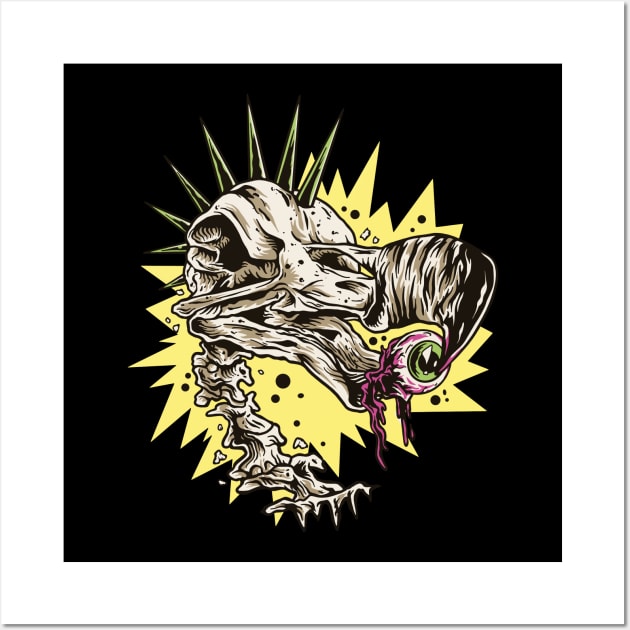 Punk Rock Dodo Bird Wall Art by LAPublicTees